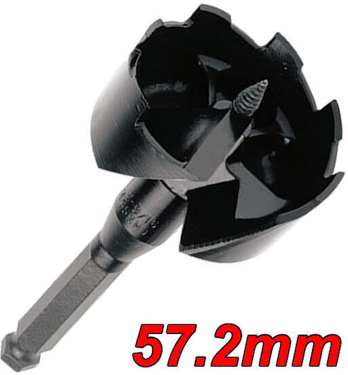 Milwaukee Fostner Κοπτικό Εξάρτημα Εργαλείου για Ξύλο 57.2mm