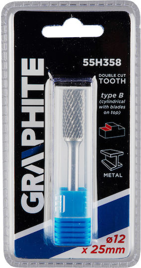 Graphite Φρέζα για Μέταλλο \ Αλουμίνιο \ Πλαστικό 25mm x 25mm