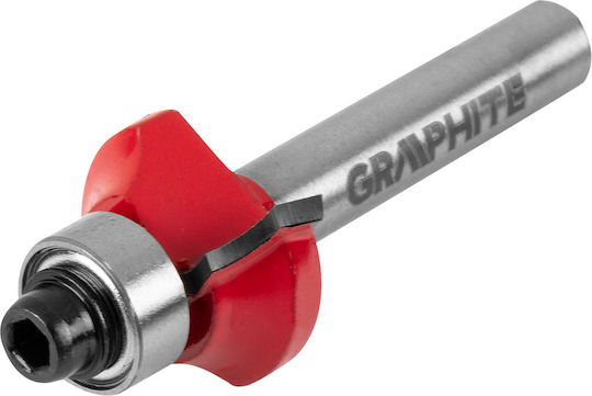 Graphite Φρέζα Καρβιδίου για Μέταλλο \ Ξύλο 6.5mm x 6mm με Ρουλεμάν
