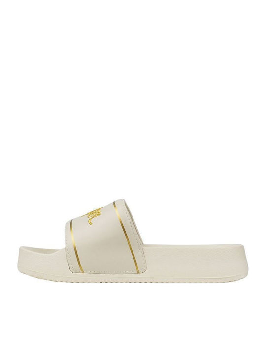 Frauen Flip Flops in Beige Farbe