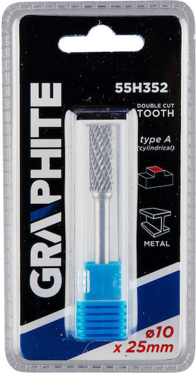 Graphite Φρέζα Καρβιδίου για Μέταλλο \ Αλουμίνιο \ Πλαστικό 25mm x 25mm