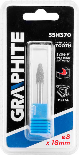 Graphite Φρέζα Καρβιδίου για Μέταλλο \ Αλουμίνιο \ Πλαστικό 18mm