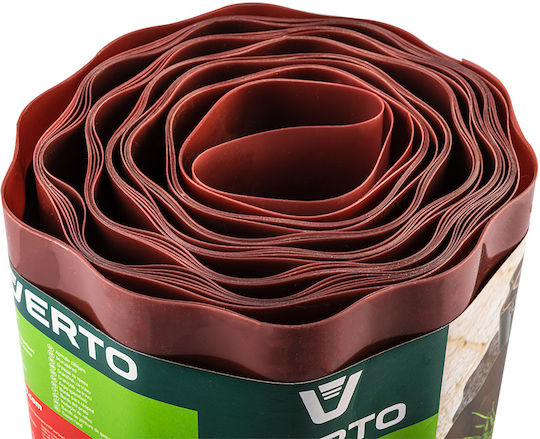 Verto Plastic Garden Border in Brown Color 10cm x 9.0m