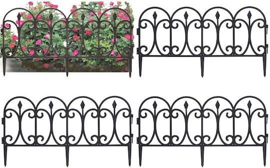 Progarden Plastic Panou de Gard în Culoarea Negru 60x60cm