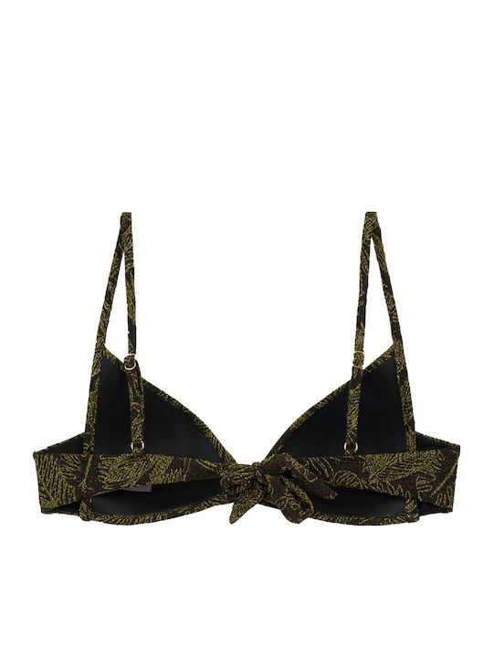 Γυναικείο Μαγιό Bikini Tropical Shine Μαύρο Χρυσό