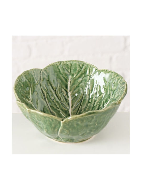 Boltze Teller Suppe Keramik Grün mit Durchmesser 13.7cm