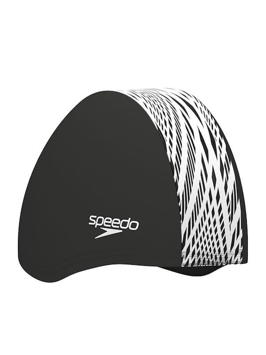 Speedo Unisex Adult Boom Endurance + Swim Cap Black White Boho Diamonds One Size Speedo Black White