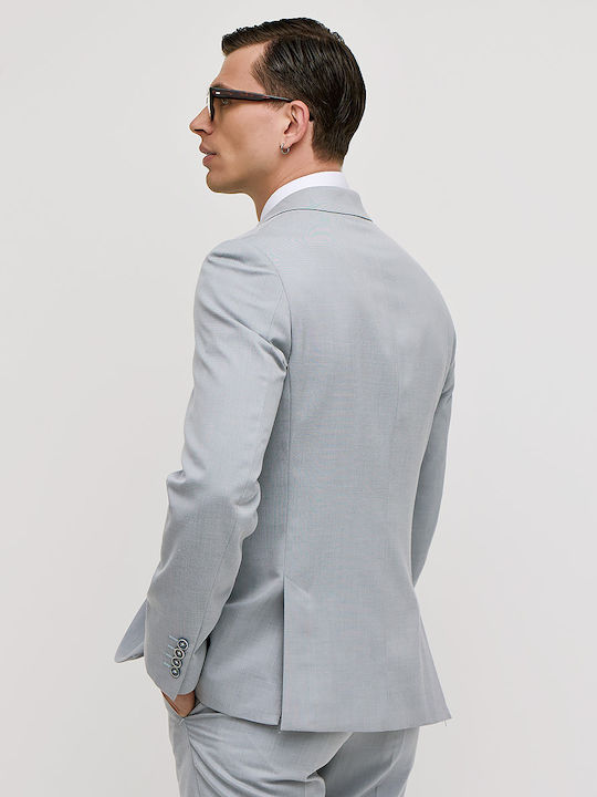 Men's Summer Suit Slim Fit Gray