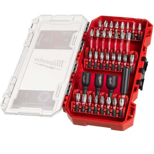 Milwaukee Shockwave Set 35 Screwdriver Bits Torx / Star/Torx / Cross