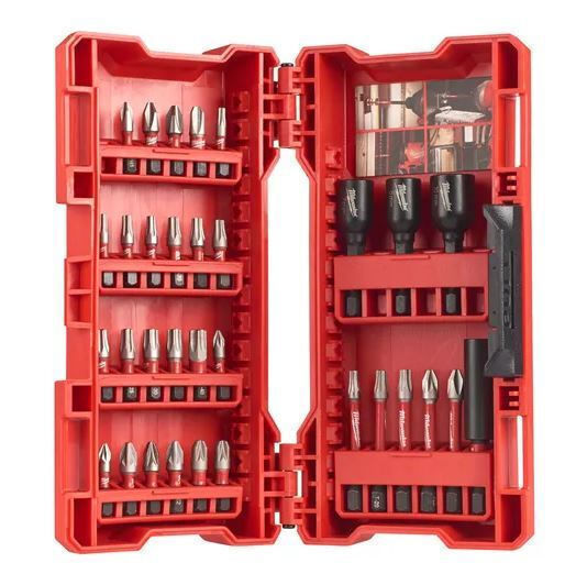 Milwaukee Shockwave Set 35 Screwdriver Bits Torx / Star/Torx / Cross