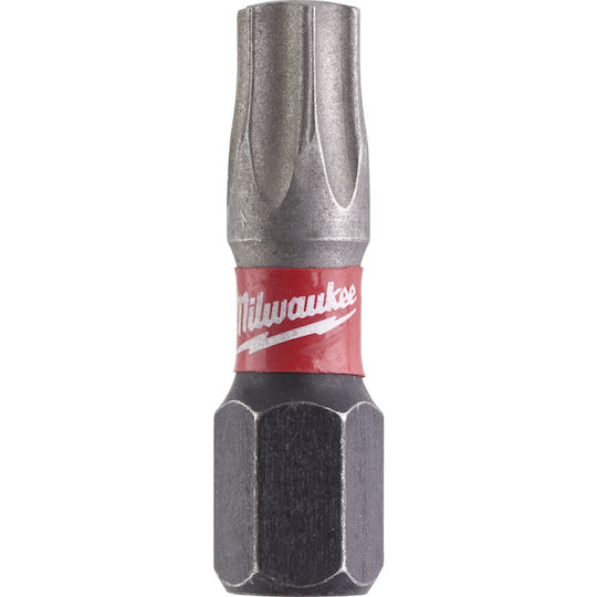Milwaukee Σετ 2 Μύτες Κατσαβιδιού Torx / Αστέρι Shockwave