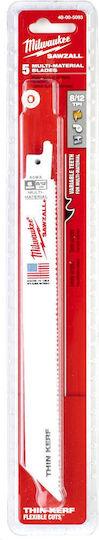 Milwaukee 48005093 Ленти за джиг-резачки за Метал и Дърво 200мм 5бр
