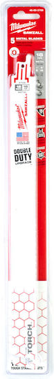 Milwaukee The Torch Lamele pentru metal 300mm 5buc