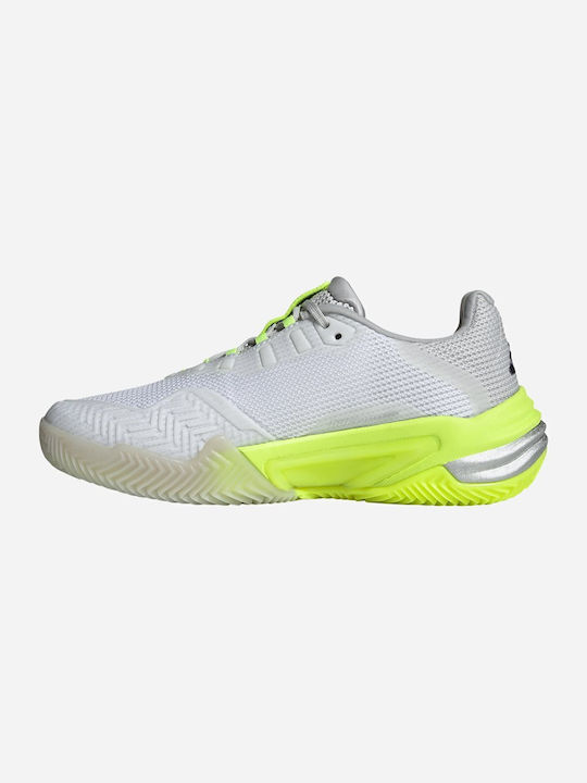 adidas Barricade 13 Tennisschuhe Tongelände Weiß