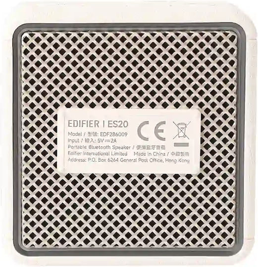 Edifier ES20 Αδιάβροχο Ηχείο Bluetooth 6W με Διάρκεια Μπαταρίας έως 15 ώρες Μπεζ