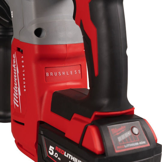 Milwaukee BLHX-502X Κρουστικό Σκαπτικό Πιστολέτο Μπαταρίας Brushless 18V 2x5Ah με Υποδοχή SDS Plus 4933478892