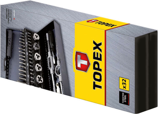 Topex 14A426 Tap & Die Sets Steel 32pcs