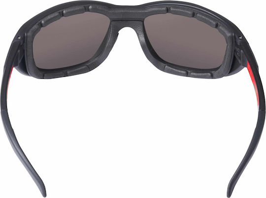 Milwaukee Safety Glasses for Protection with Black Lenses Tinted 1pcs