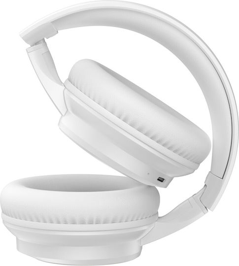 Platinet PHB086W Безжични Bluetooth Over Ear Слушалки с 10 часа Работа и Бързо Зареждане Бели