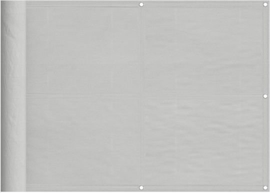 vidaXL Διαχωριστικό Σκίασης Γκρι με Επίστρωση PU 0.75x4m