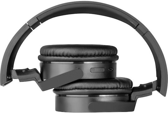 Defender Безжични Bluetooth On Ear Слушалки с Радио с 5 часа Работа Черни