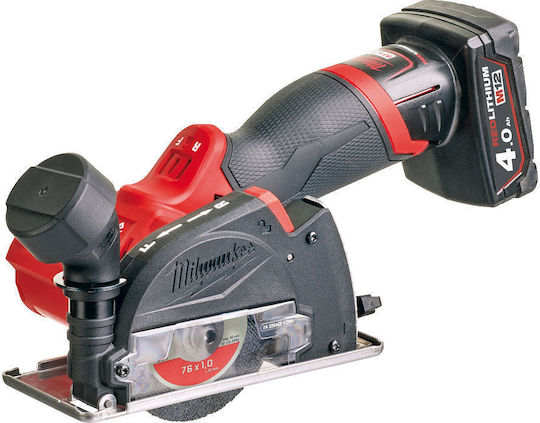 Milwaukee M12 FCOT-422X Winkelschleifer Mini 76mm Batterie 2x4Ah