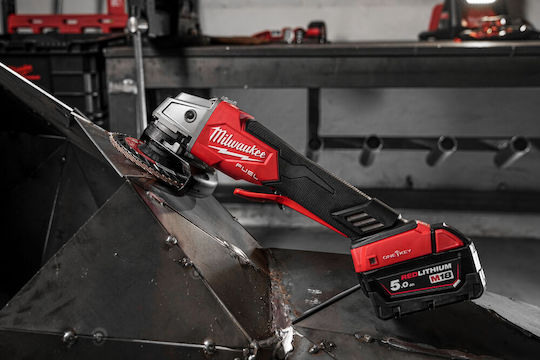 Milwaukee ONEFSAG125XPDB-502X Τροχός 125mm Μπαταρίας 2x5Ah