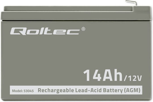 Qoltec Baterie UPS cu Capacitate 14Ah și Tensiune 12V 53045 1buc