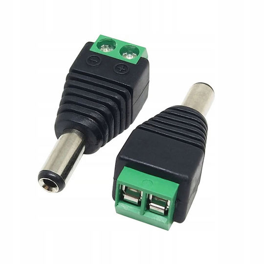 Conector CCTV 5.5mm 2.1mm Masculin