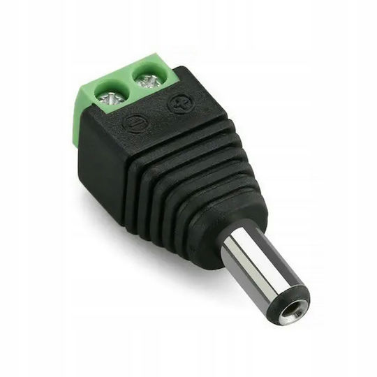 Conector CCTV 5.5mm 2.1mm Masculin
