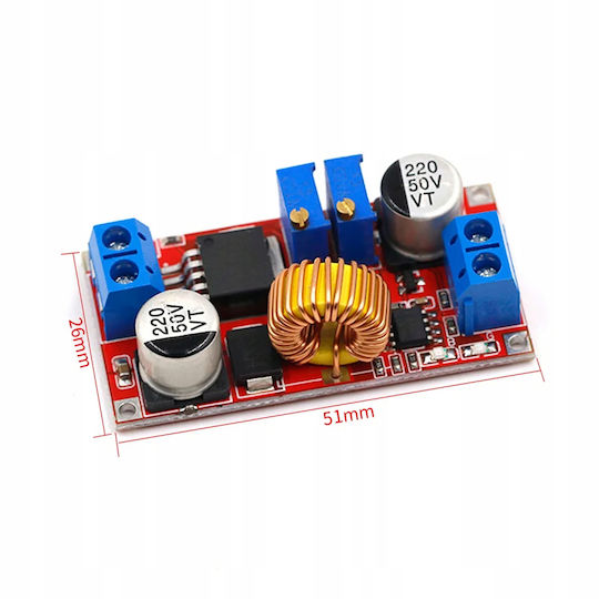 Convertor de Tensiune Rosfix Xl4015 Dc Dc 1.25-32v Cc Cv 5a