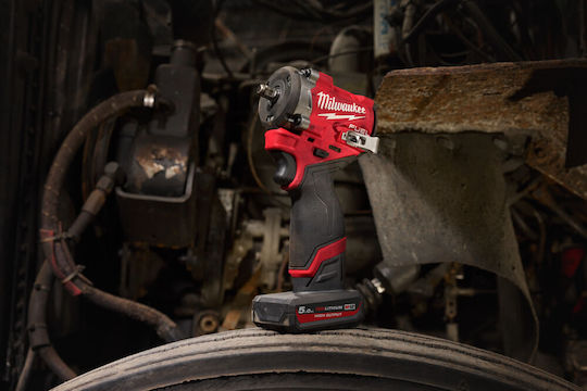 Milwaukee M12 FCIWF12G3-0 Brushless Impact Wrench Battery Solo with Socket 1/2"