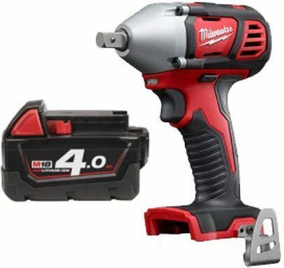 Milwaukee M18 BIW12-402C Μπουλονόκλειδο Μπαταρίας 18V 2x4Ah με Υποδοχή 1/2"