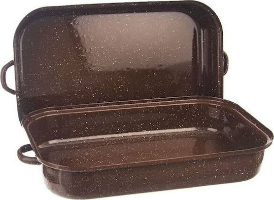 Orion Rectangular Heat-Resistant Cookware Ceramic with Lid 34.5cm