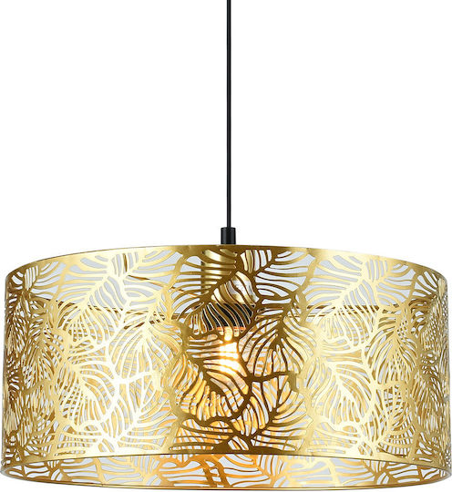 Eko Light Φωτιστικό Οροφής Blossom Κρεμαστό Φωτιστικό Χρυσό με Ντουί E27
