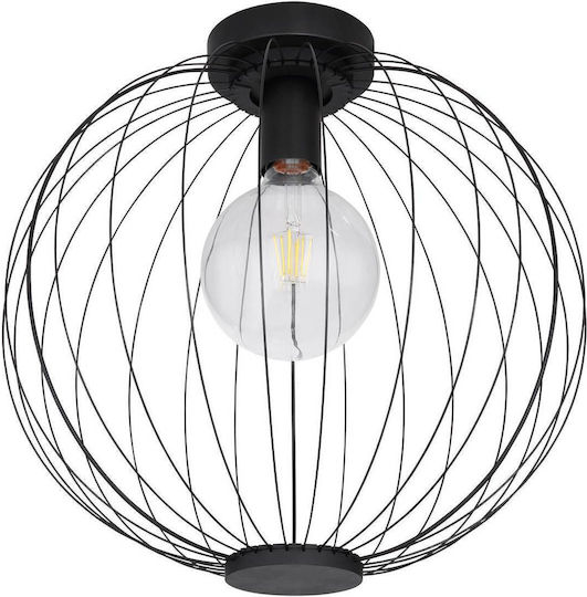 Globo Lighting Roza Deckenleuchte 40cm Schwarz mit Fassung E27