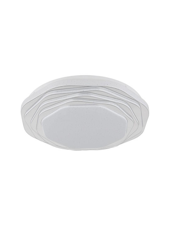 Globo Lighting Πλαφονιέρα Οροφής Λευκή με Ενσωματωμένο LED