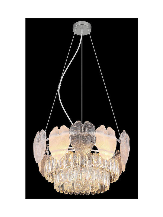 Globo Lighting Πλαφονιέρα Οροφής Διάφανη με Ντουί E14