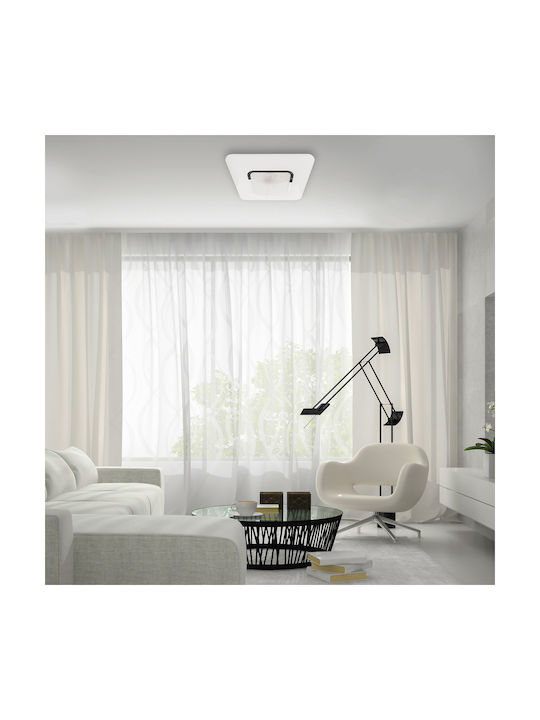 Eko Light Ceiling Mount Light White with Integrated LED and Remote Control