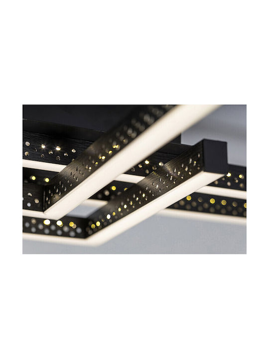 Rabalux Casimir Ceiling Mount Light 71cm Black with Integrated LED