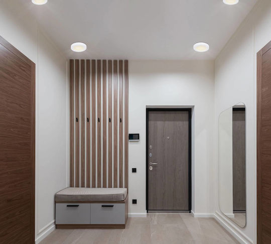 Globo Lighting Lasse Единично LED Студено бяло Спот в Бял Цвят