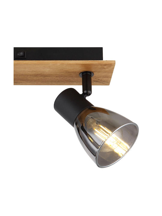 Globo Lighting Claude Double Spot with Socket E14 in Brown Color