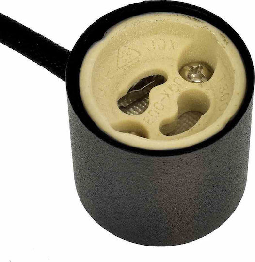 Eko Light Single Spot with Socket GU10 in Black Color