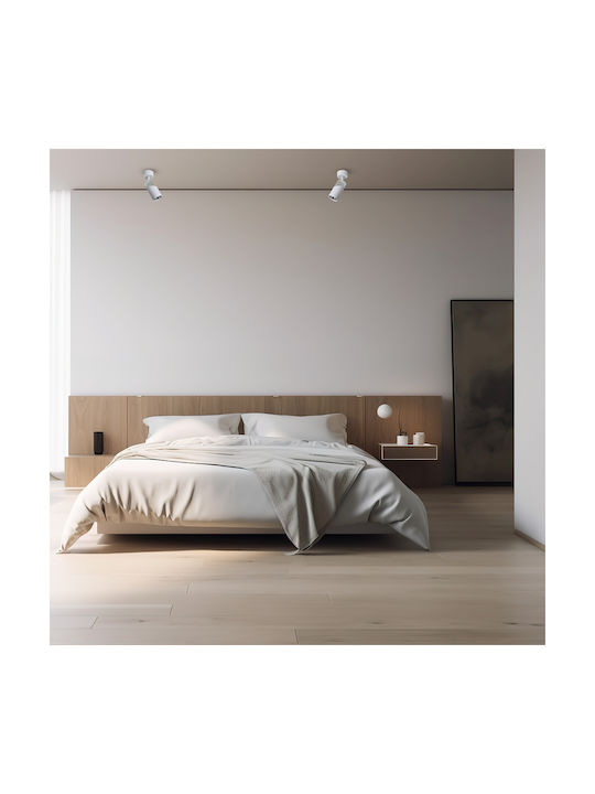 Eko Light Single Spot with Socket GU10 in White Color