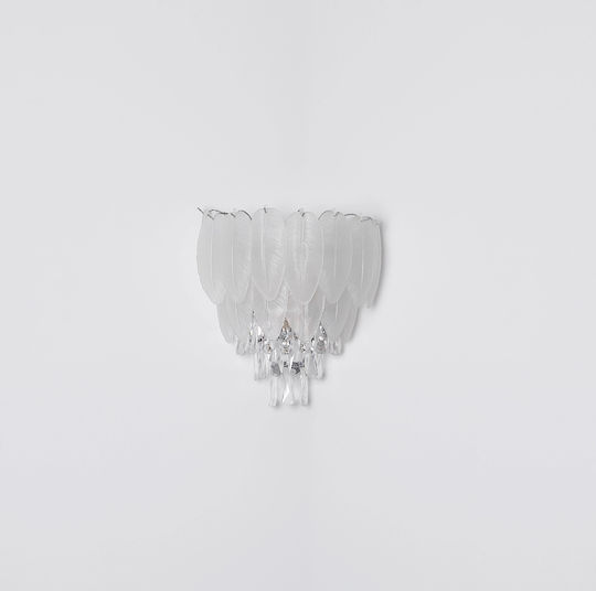 Globo Lighting Lamp Wall with Socket E14 Transparent 35.5x40cm