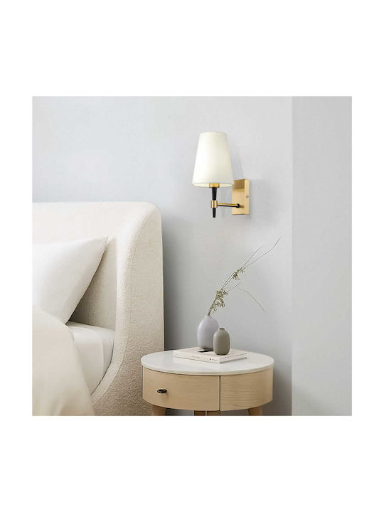 Maytoni Zaragoza Classic Lamp Wall with Socket E14 Gold 14x19x14cm