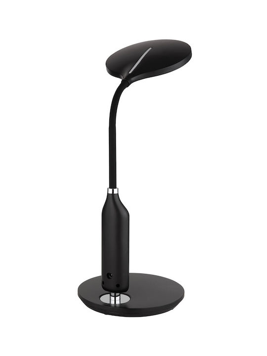 Globo Lighting LED Φωτιστικό Γραφείου με Εύκαμπτο Βραχίονα σε Μαύρο Χρώμα