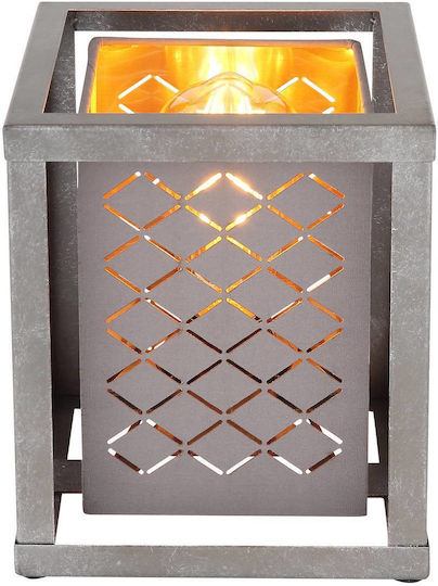 Globo Lighting Thomas Lustră Decorativă Lampion cu Soclu pentru Bec E27 Gri