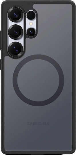 Samsung Clear Magnet Umschlag Rückseite Kunststoff Schwarz (Galaxy S25 Ultra,Samsung S25 Ultra)