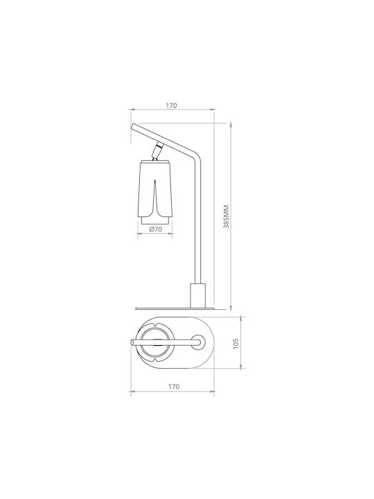 Eko Light Dekorative Lampe Weiß